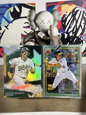 Topps Jacob Wilson Athletics Stars of MLB Chrome 75 Years Rookie 2Card Lot