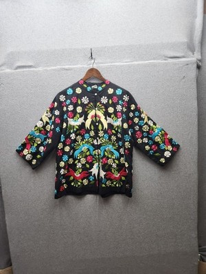 Vintage Caro Of Honolulu Embroidered Jacket Size 14