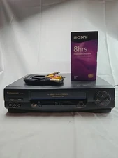 Panasonic Omnivision Blue Line 4 Head VCR Video Cassette VHS Tape Player PV-9451