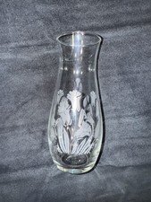 Vintage Pasabache Vase Hand Cut Daffodil 6.75...
