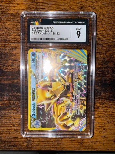 2016 POKEMON XY BREAKPOINT #18 GOLDUCK BREAK CGC 9