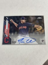 2020 Topps Chrome #RA-AC Aaron Civale Rookie RC Autographs MLB Baseball Card