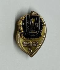 Loma Linda University 5 Years Service 1/10 10K Lapel Pin (P130)