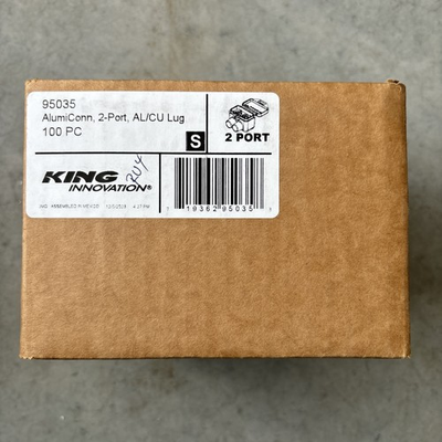 #ad #ad King Innovation 95035 AlumiConn Wire Connector Purple 100 pk 2 Port $399.99