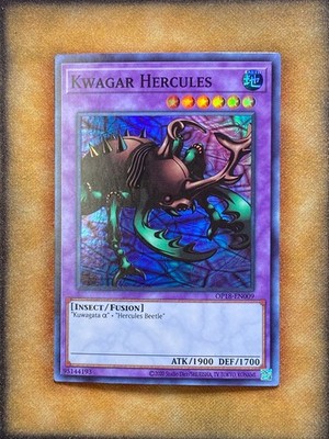 Yugioh Kwagar Hercules OP18-EN009 Super Rare NM