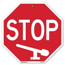 Stop Octagon Sign Weather Resistant UV Protected for Workplace Made in the USA