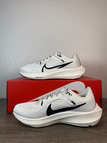 Size 6-Nike Air Zoom Pegasus 40 Sail Black W - DV3854-104 Women's Brand New - Picture 2 of 5