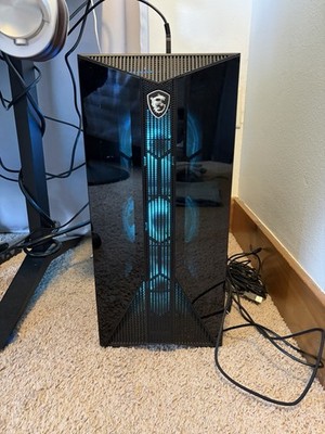 MSI MECH Gaming Desktop Tower PC, Radeon Dedicated GPU, Black, RGB Fans, USB-C
