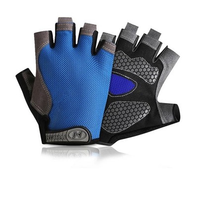SOMMER HALBFINGER HANDSCHUHE FINGERLOS FITNESSSTUDIO FAHRRAD MOTORRAD RUTSCHFEST ATMUNGSAKTIV