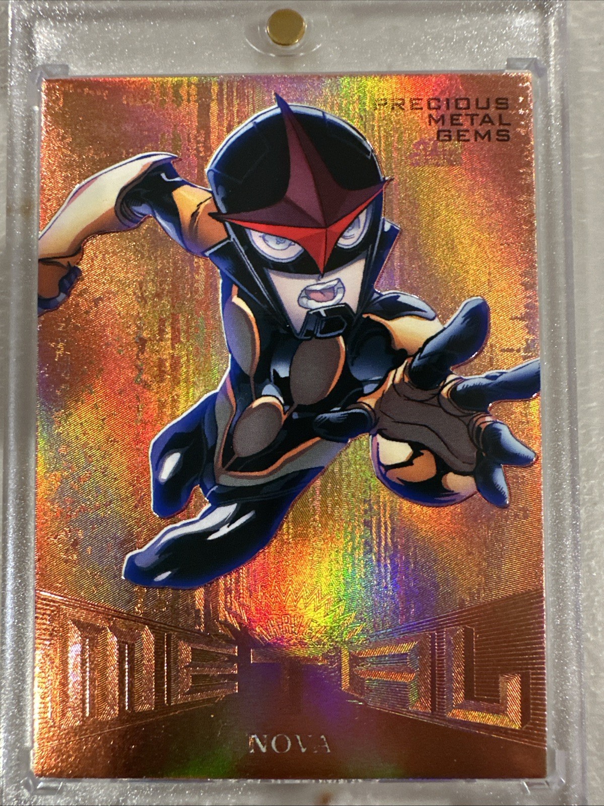 Nova - 2017 Fleer Ultra Marvel Spider-Man #Mm41 Precious Metal Gems Bronze /199