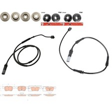 TRW BREMSSCHEIBEN + BELÄGE VORNE + HINTEN passend für BMW 1er F20 F21 120i/d