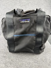 Patagonia Borsa Ingranaggi Sotto Sedile Nera Tasche Regolabili Viaggio Vintage Made USA