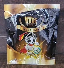 Dude Perfect Golden Edition Keychain – The Knight Panda Sealed - Collectors Rare