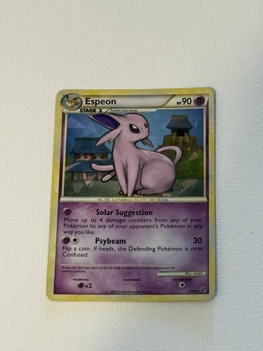 Pokemon - Espeon 2/90 Undaunted Cracked Ice Holo - LP/MP