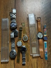Lot de 8 montres SWATCH – vintage / pour collection ou pièces