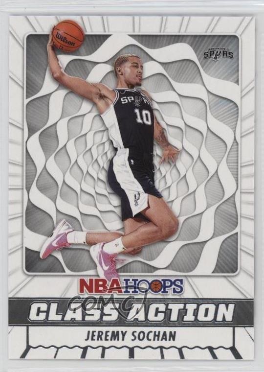 2022-23 Panini NBA Hoops Class Action Jeremy Sochan #9 1hm6