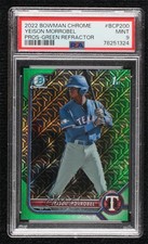 2022 Bowman Chrome Mega Box Green Mojo Refractor 63/99 Yeison Morrobel PSA 9 2l4