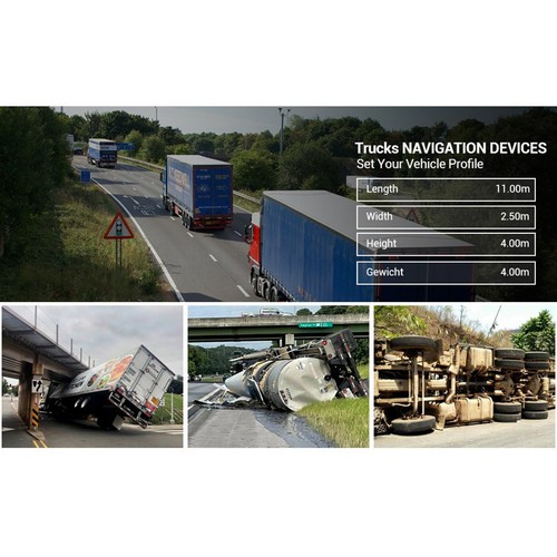 Commercial Drivers GPS GPS Navigator Car Truck GPS 9 Inch Touchscreen Display - Picture 12 of 12