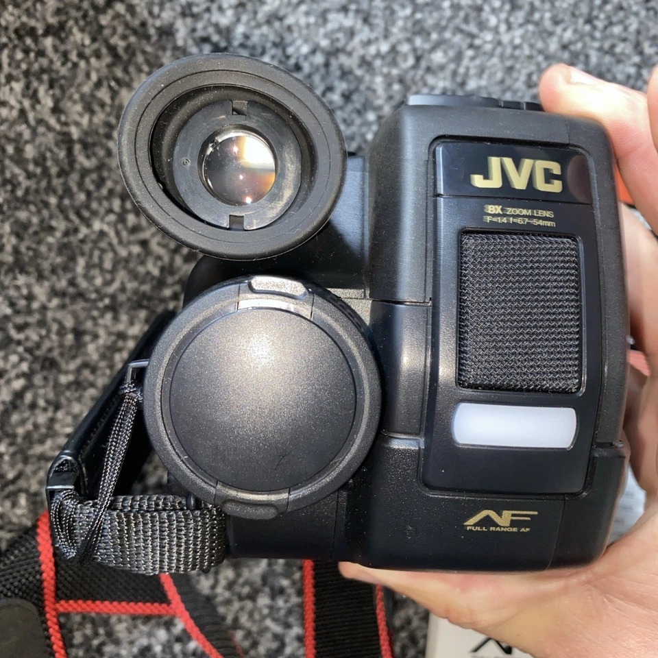 JVC GR-AX57 Compact VHS Camera Camcorder Black Untested - Image 4 of 4