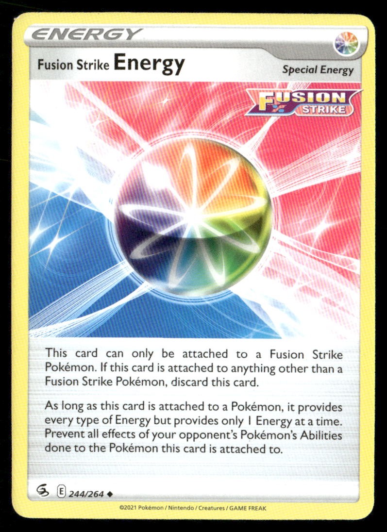 Fusion Strike Energy Fusion Strike 244/264 Uncommon Pokemon Near Mint