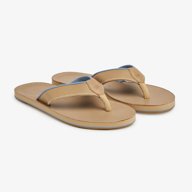 Flip Flop White Leather Upper Sandals for Men for sale | eBay display picture 1