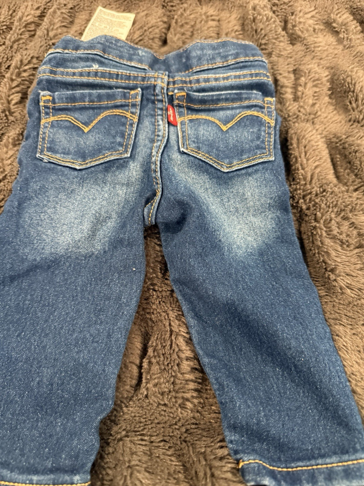 Blue Denim Elastic Waist 12m