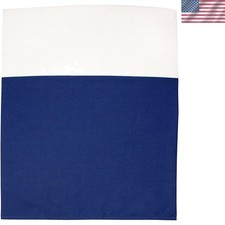 Elegant Solid Navy Crib Skirt - 12-inch Drop, Cotton Blend for Nurseries