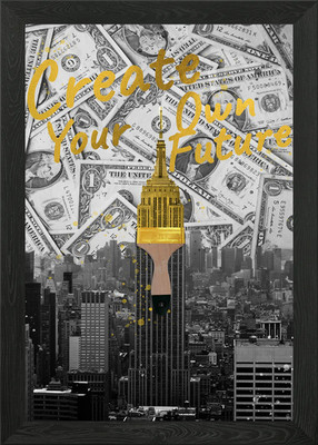 Create Your Own Future Gerahmtes Wandbild Poster Leinwanddruck Bild