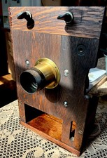 Edison 35mm Film Projecting Kinetoscope Exhibition Mdl Silent Movie Hand Crank
