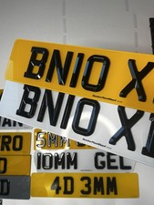 Premium UK License Plates|Various Styles|ROAD/MOT Legal-NEW RETRO/4D EFFECT