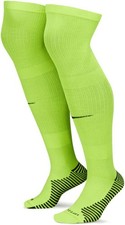 NWT Nike MatchFit Knee High Soccer Socks Volt Youth S 3Y-5Y, W: 4-6 CV1956-702
