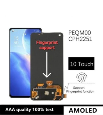 Genuine LCD Oppo Reno 5 5G CPH2145 /Reno 6 CPH2251 /Find X3 Lite Screen Display