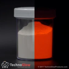 RED Glow in the Dark Powder - Invisible UV Reactive Glow Pigment