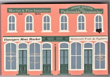 Cat's Meow Village S-6 RT PA (Last 1)  "Fish and Meat Market" New/Value $18-$35