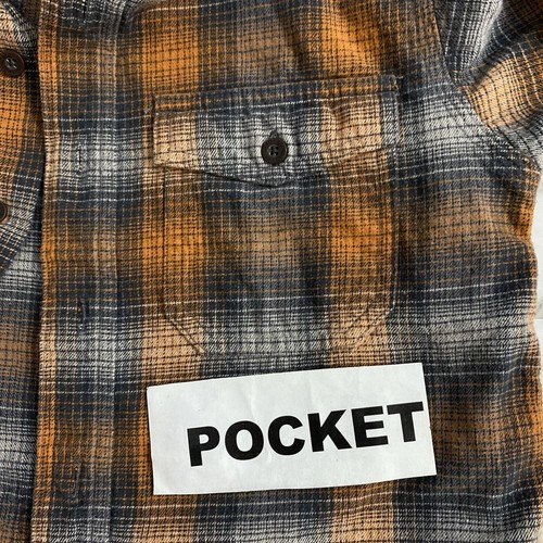 Christian Flannel Shirt Womens Size M Shacket Pray Cross Grunge Country Upcycled - Picture 14 of 19