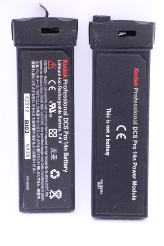 EXTREM SELTENER KODAK AKKU FÜR DCS PRO 14n DIGITALKAMERA UND FÜR POWER MODUL