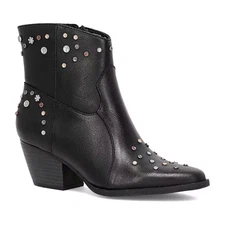 NEW Womens Frye And Co. Synclair Black Cowboy Boots Size 9.5