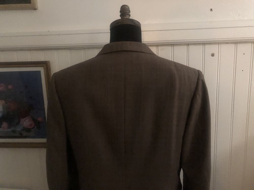ABRIGO/BLAZER DEPORTIVO A CUADROS PERSONALIZADO HENRY POOLE SAVILE ROW LONDRES EC VER MEDIDAS - Imagen 12 de 18