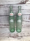 2 Vintage Tall Diet Coke Glass Bottle 16oz 1980s Coca Cola