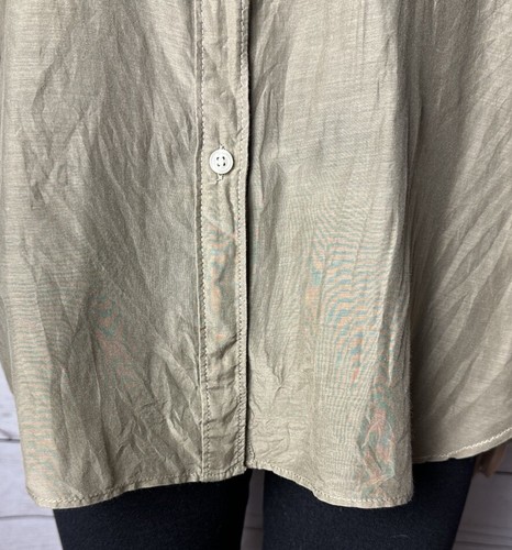 Denim & Supply Ralph Lauren Bluse mittelweich braun Baumwolle Seidenmischung Hemd - Bild 8 von 12
