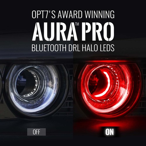 Fits Dodge Challenger 08-23 Aura Pro Bluetooth DRL Halo RGB - Install Friendly - Picture 5 of 10