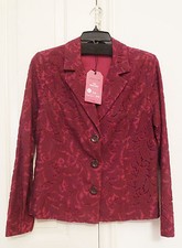 CAbi Frolic Jacket Plumberry Lace Size 6 Style 128 NWT 138 Retail pr