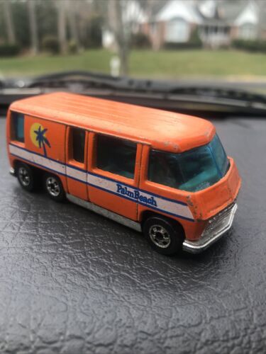 Vintage Hot Wheels 1976 Palm Beach Orange GMC Wohnmobil Schwarzwand Schön. - Bild 2 von 8