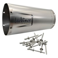 EndschalldäMpfer LeoVince SchalldäMpferhüLle Auspuffanlage Titanium 270Mm