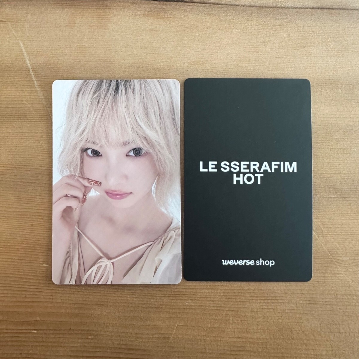 LE SSERAFIM] HOT / THE HOT HOUSE POPUP Lucky Draw Benefit