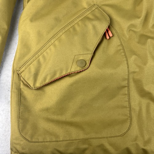Women's Burton Prowess Olive Green Orange Ski Snow Jacket L Living Lining - Picture 5 of 14