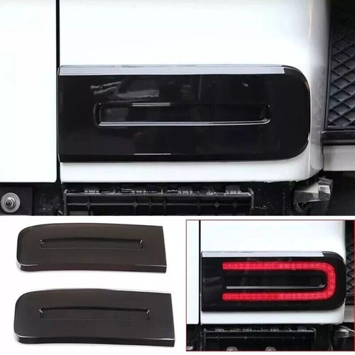 Cubierta protectora de lámpara de luz trasera ABS negra humo para Benz Clase G W463 G500 G63 2019+ - Imagen 9 de 17