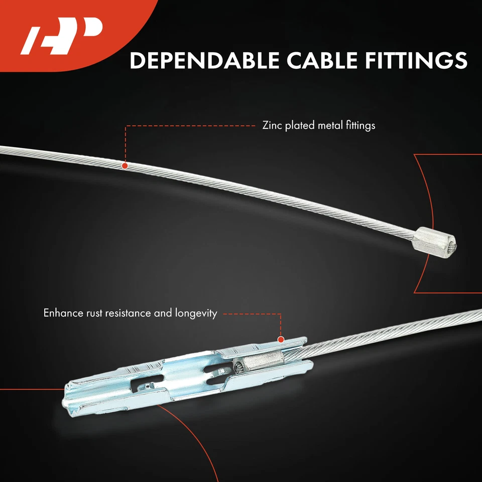 Nuevo cable de freno de estacionamiento intermedio para Ford E-150 E-250 E-350 E-450 Super Duty Foto 3 de 4