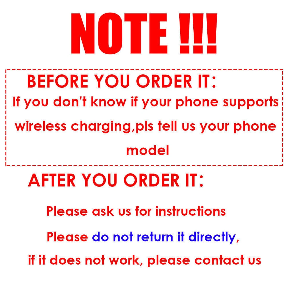 Wireless Fast Charger Charging Pad Dock for Samsung For iPhone Android Phone - Image 2 of 4