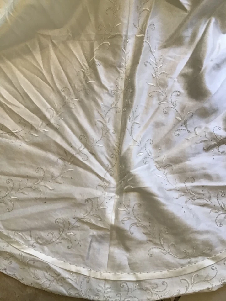 MORI LEE NUEVO Vestido de Novia Vestido de Novia Plateado Bordado Marfil 10 Foto 4 de 4